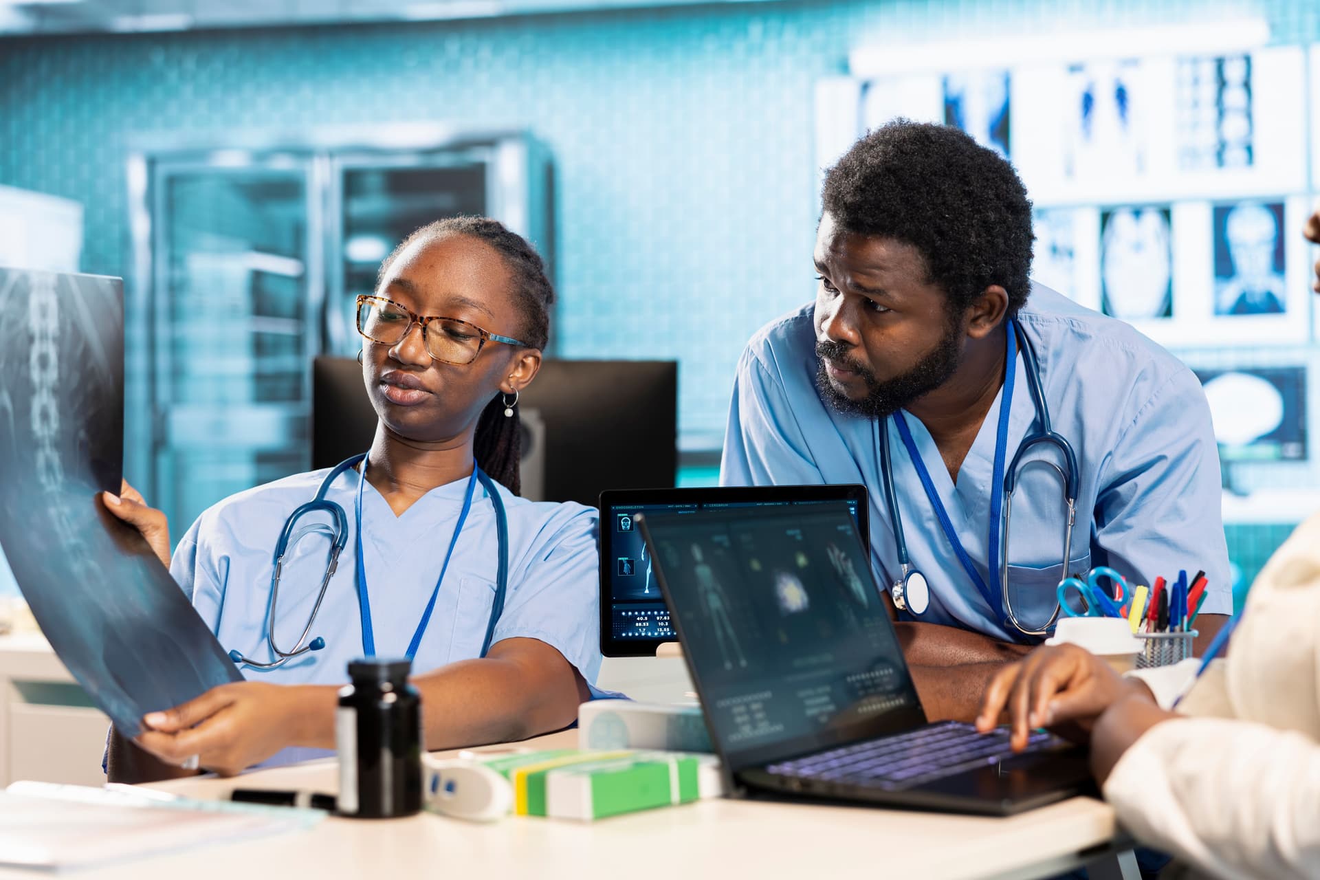 Group practice healthcare team