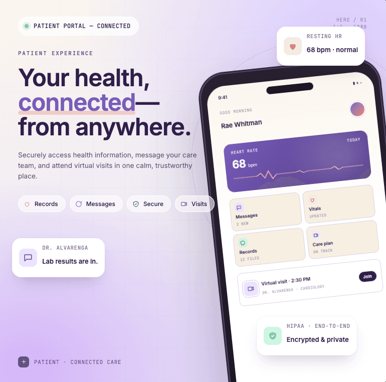 Patient engagement features